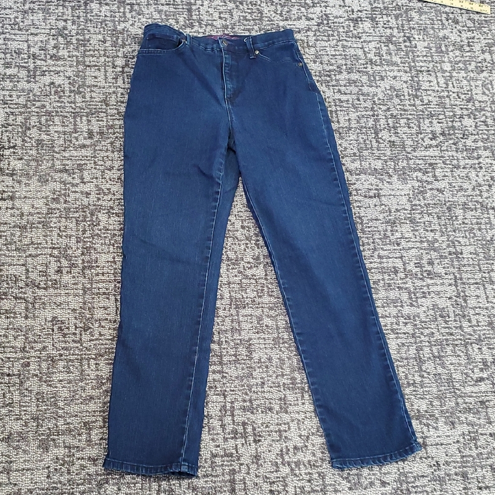 Gloria Vanderbilt Dark Blue Straight Leg Jeans